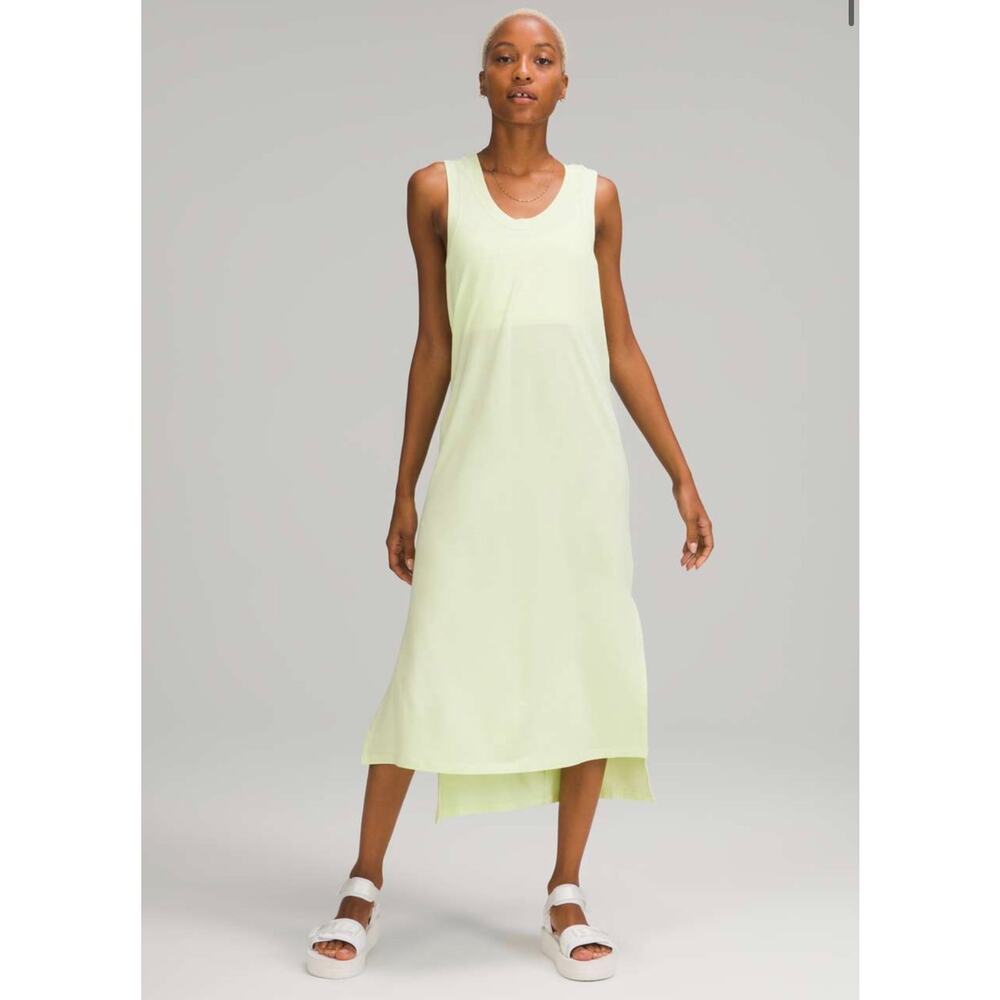 Lululemon All Yours Tank Maxi Dress in Crispin Green Size 10